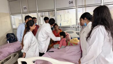 अंबेडकरनगर मेडिकल कॉलेज में बच्चों की श्रवण जांच अभियान