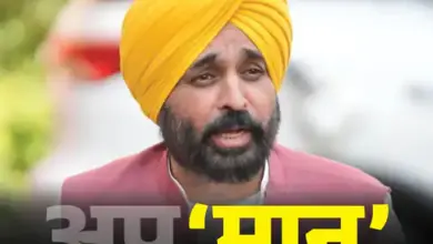 दिल्ली एयरपोर्ट पर भगवंत मान को रोके जाने और चालान के AAP के दावे से जुड़ी खबर।
