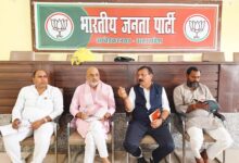 अंबेडकरनगर में भाजपा जिला कार्यालय अटल भवन पर विधानसभा चुनाव की तैयारियों को लेकर हुई बैठक।