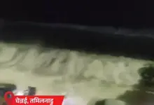 चक्रवात अर्नब के दौरान आंध्र प्रदेश में भारी बारिश और तेज हवाओं का असर।