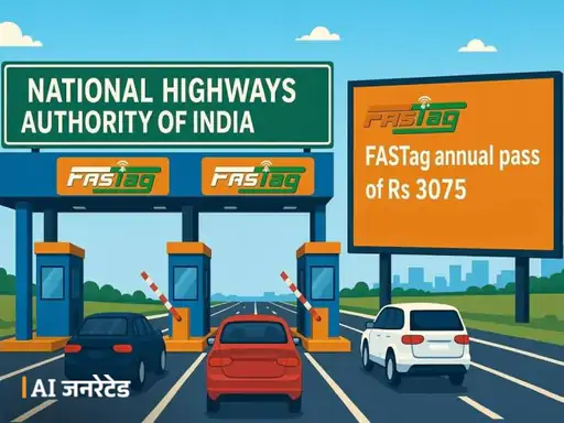 NHAI FASTag एनुअल पास, इसकी फीस, टोल क्रॉसिंग की सीमा और आवेदन प्रक्रिया की जानकारी।