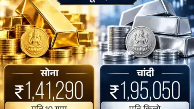26 अक्टूबर को सोने और चांदी की कीमतों में उतार-चढ़ाव।