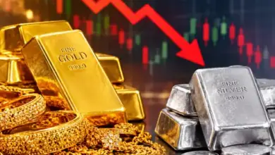 सोने और चांदी की कीमतों में साप्ताहिक गिरावट, 24 कैरेट सोना ₹1.46 लाख और चांदी ₹2.11 लाख प्रति किलो के करीब।