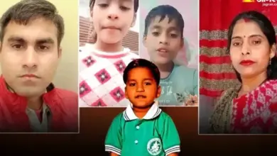 नगला पदम गांव में एक परिवार के पांच सदस्यों की मौत से जुड़े मामले की जांच कर रही पुलिस।