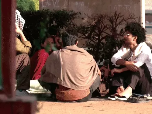 जामिया विश्वविद्यालय में छात्रसंघ चुनाव की मांग को लेकर भूख हड़ताल और प्रदर्शन।