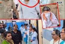 कानपुर होमगार्ड भर्ती घूसकांड में आरोपी डॉक्टर प्रवीण कुमार और डॉ. महेश कुमार द्विवेदी को हैलट अस्पताल में मेडिकल जांच के बाद जेल भेजे जाने से जुड़ी खबर।