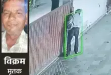 कानपुर के पनकी क्षेत्र में सिक्योरिटी गार्ड पर भारी लोहे का गेट गिरने से हुए हादसे का घटनास्थल।