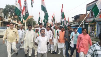 कटेहरी में मुख्य चुनाव आयुक्त ज्ञानेश कुमार के खिलाफ कांग्रेस का प्रदर्शन