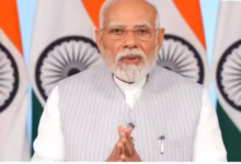 लद्दाख में 3350 करोड़ रुपये की विकास परियोजनाओं का उद्घाटन करते प्रधानमंत्री नरेंद्र मोदी।