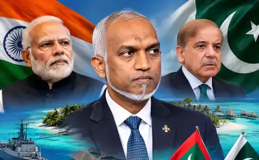 मालदीव के राष्ट्रपति मोहम्मद मुइज्जू और पाकिस्तान के साथ बढ़ते संबंधों पर राजनीतिक विवाद।