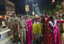 अंबेडकरनगर के अकबरपुर में मिशन शक्ति फेज-6 के तहत महिला सुरक्षा और सशक्तीकरण के लिए निकाली गई पैदल रैली।