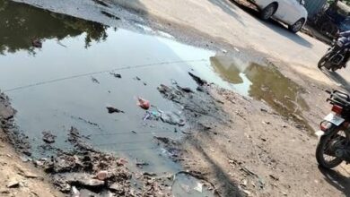 अंबेडकरनगर के जहांगीरगंज विकासखंड स्थित पदुमपुर बाजार में सफाई व्यवस्था से जुड़ी समस्या।