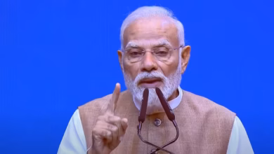 इंडिया मोबाइल कांग्रेस 2026 में डिजिटल तकनीक और टेलीकॉम पर बोलते प्रधानमंत्री नरेंद्र मोदी