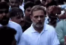 सुप्रीम कोर्ट में गर्भवती पत्रकार से कथित धक्का-मुक्की के मामले से जुड़े राहुल गांधी।