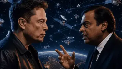 : एलन मस्क और भारत में स्टारलिंक सैटेलाइट इंटरनेट सेवा की लॉन्चिंग से जुड़ा समाचार।