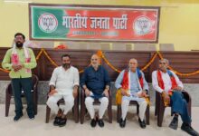 अंबेडकरनगर में भाजपा जिला कार्यालय पर शिक्षक एमएलसी चुनाव और बूथ स्तर पर संगठन मजबूत करने को लेकर आयोजित बैठक।