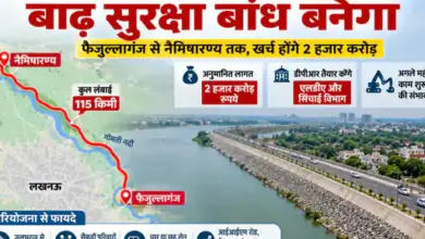 फैजुल्लागंज से नैमिषारण्य तक प्रस्तावित 115 किलोमीटर तटबंध परियोजना